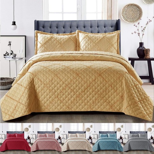 Pcs embossed bedspread - 3,