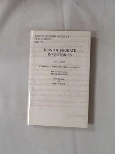 Bristol probate inventories - probate,