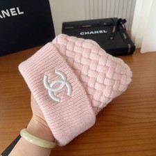 Pink Chanel Beanie