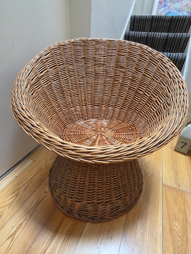 Vintage mid century wicker - mid,