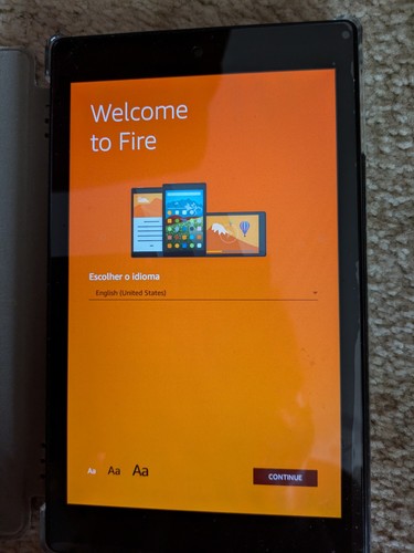 Amazon kindle fire 7th - hd, (7th