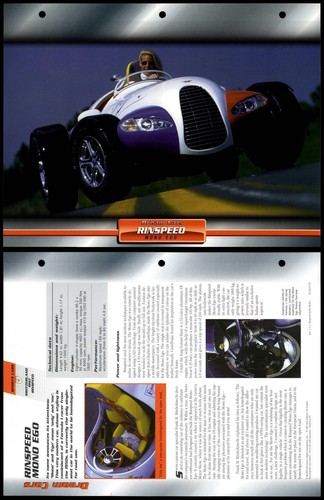 Rinspeed mono ego 1997 - rinspeed,