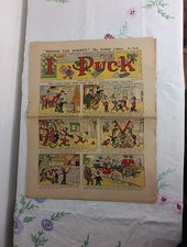 PUCK 1906 ISSUE 103 FIRST BRITISH COLOUR COMIC MAGAZINE , 100 Years Old