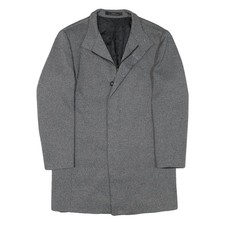 ZARA Mens Grey & Black Wool