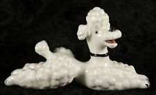 Standard Miniature Toy Poodle ornament by Goebel western Germany 5" long dog 