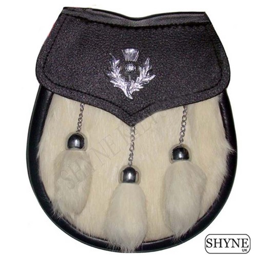 Kilt sporran thistle crest - kilt,