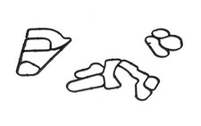 Oil Cooler Gasket Set Fits