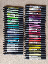 Winsor and Newton promarker letraset 46 pens (43 colours, 3 blenders)