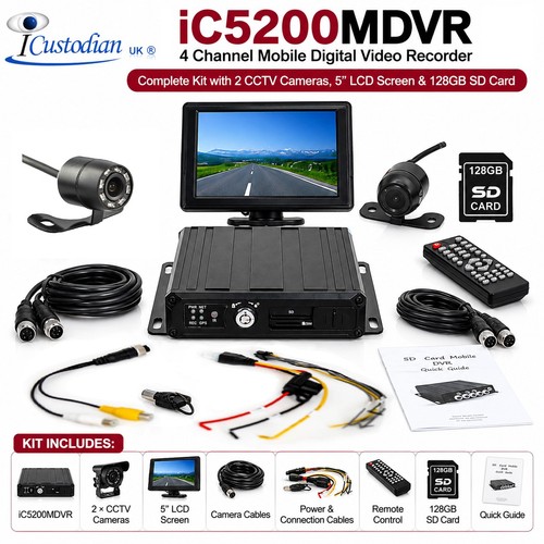 4ch 1080p mobile cctv dvr - 4ch, car