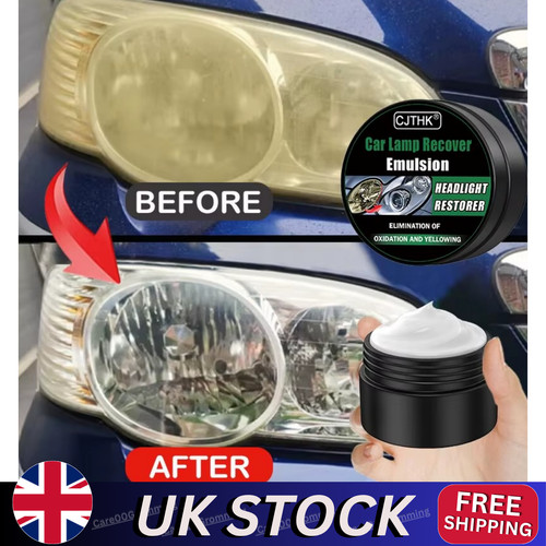 Car headlight restoration kit - car,