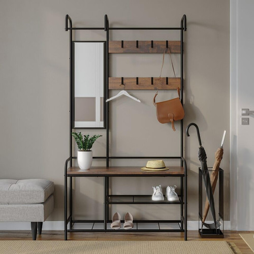 Hallway coat rack - rack, shoe