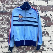 France 1983 Track Jacket Classic Original Vintage Retro Football Wear Adidas S