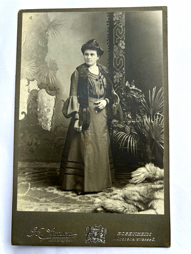 Antique photo lady - lady, rosenheim