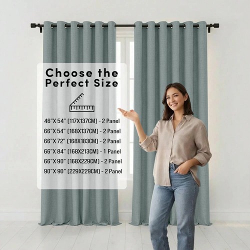 Thermal blackout curtains - blackout,