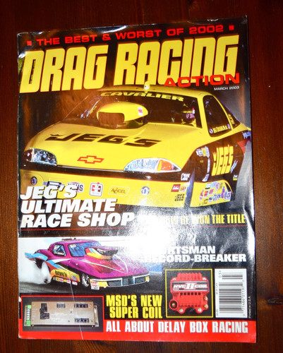 Drag racing action - drag, magazine