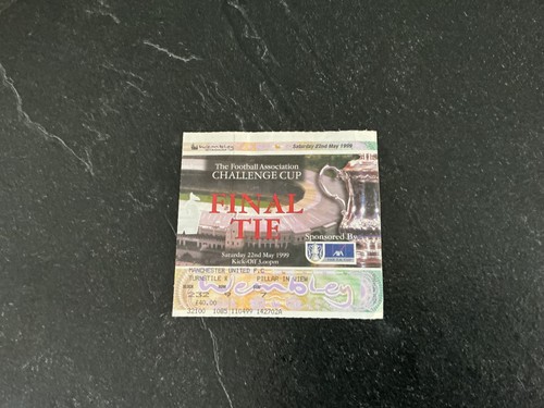Ticket stub from 1999 cup - ticket,