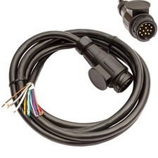 Caravan Trailer 13 Pin Euro Plug Pre-Wired 13 Core Cable Extension Cable 9.8 FT