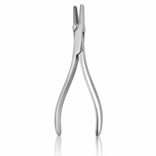 Flat nose pliers serrated - serrated, jaws