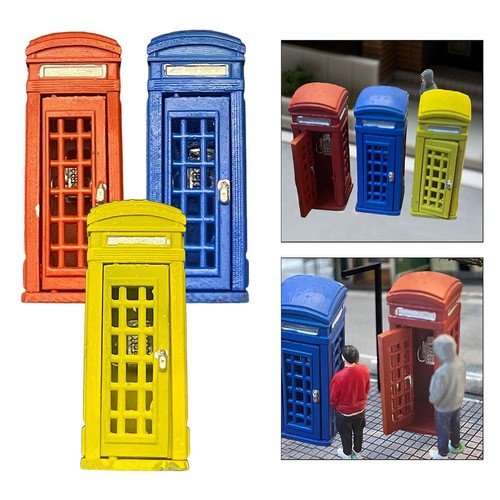 Miniature phone booth - 1:64,