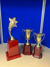 EB71- 3pk Metal Gold Shiny