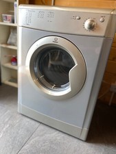 Indesit 7kg vented tumble dryer; free standing; silver - used