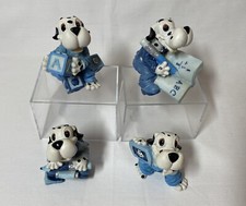 Four Vintage Funny Dalmatian