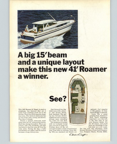 1966 paper chris craft - 1966, ad