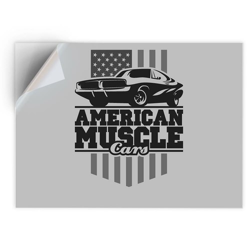 Vinyl sticker bw - a5,