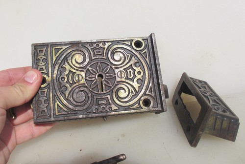 Victorian iron door rim - victorian,
