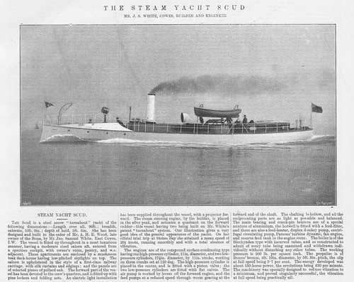 The steam yacht scud - the,
