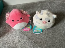 Flipmallows Harry & Rosie, Horse/Pig & Archie/Tristan, Axolotl & Dino BNWT
