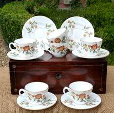 Coffee set cups and saucers SPODE Vintage