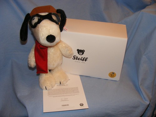 Steiff snoopy flying - steiff,