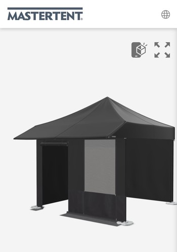 Brand new black master tent - black,