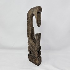 Vintage Antique Carved Wooden Tribal Sculpture Figure African Dogon Mali Patina