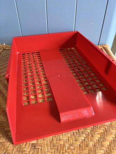 Vintage midas plastic tray - in,