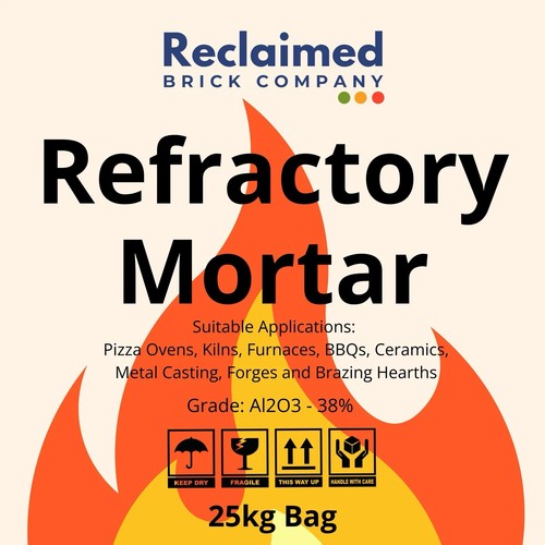 Refractory fire cement mortar - cement,
