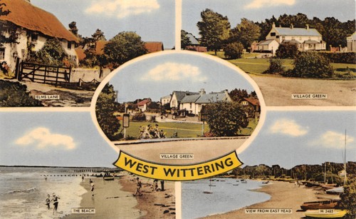 Topographical postcard west - topographical,