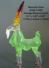 Glass GOAT RAM Decorative