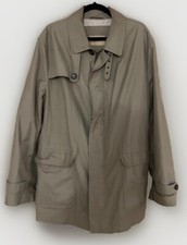 M&S Large Men’s Coat Beige Mac Collezione Inspired By Italy