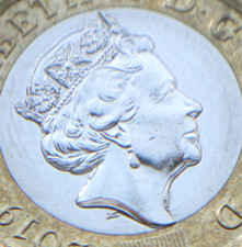 ERROR 2019 MINT STRIKING £1 One Pound COIN Solid Line around QUEENs Portrait VGC