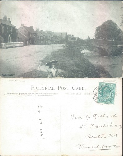 Swainby village scene with