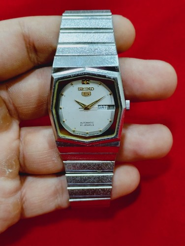 Vintage seiko white dial - seiko, 5
