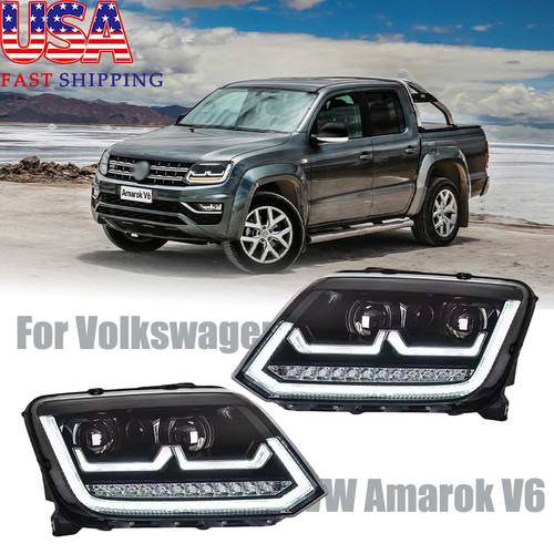 2pcs led headlights - rh,