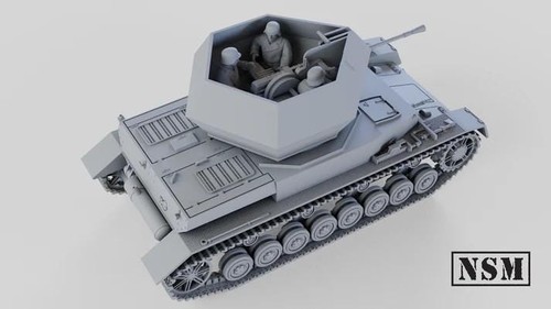 Wwii german panzer ostwind - german,