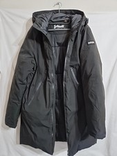 Schott Black Long Padded Coat