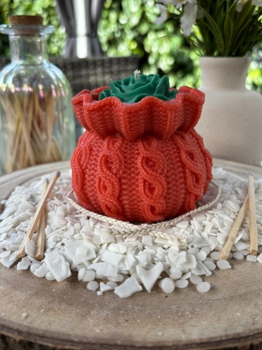 Succulent rosette candle - succulent,