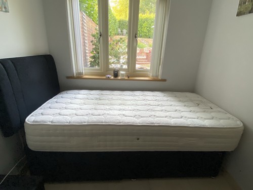 Quality single divan with - divan,