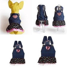 Dog dress, suspender skirt for