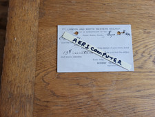 Postcard, LNWR to Todmorden, 1899.